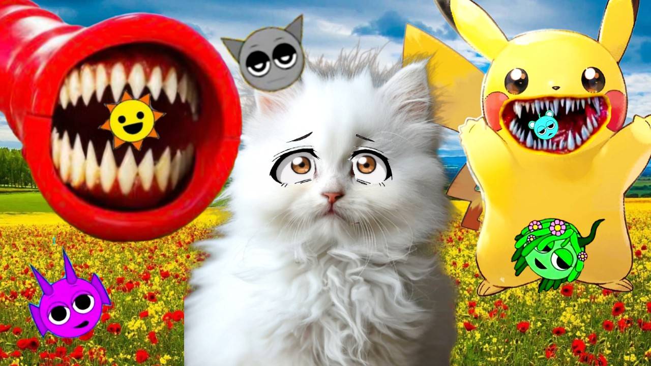 Горка Пожиратель SCP1562 VS Пикачу Пожиратель Спрунков