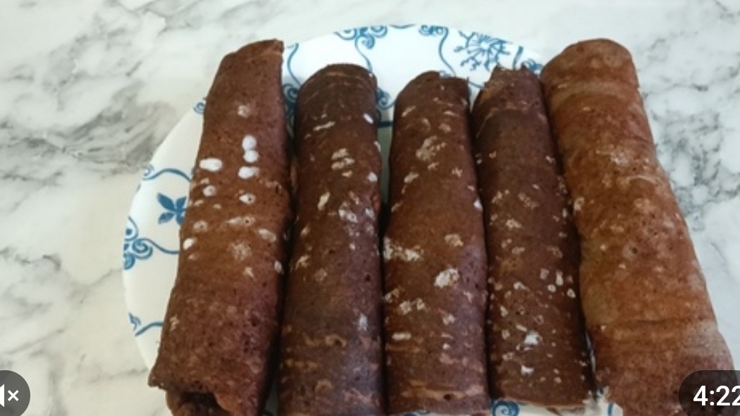 ШОКОЛАДНЫЕ БЛИНЧИКИ С БАНАНОМ😋🥞