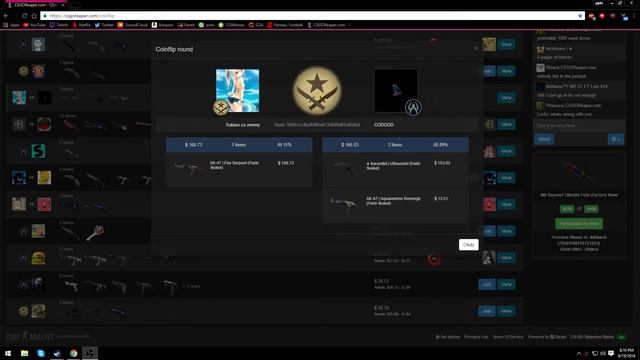 BETTING FOR A 300$ KARAMBIT CRIMSON WEB смотреть онлайн