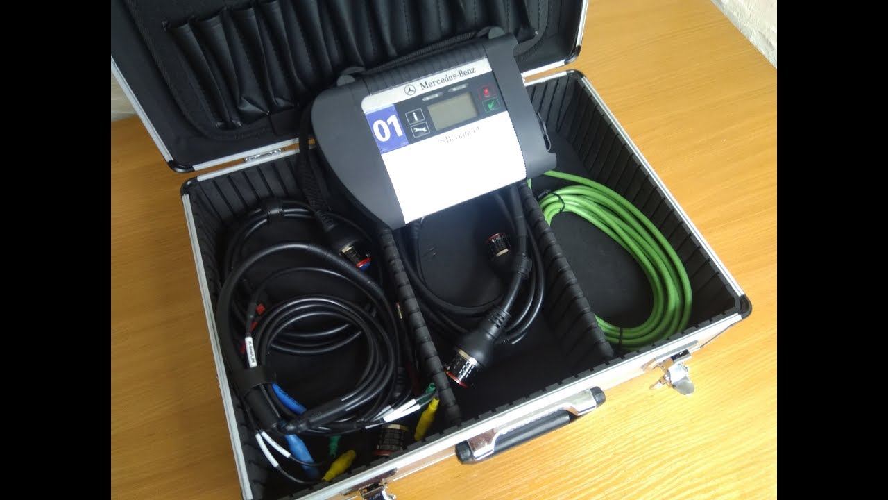 Диагностический комплекс Mercedes Benz Star Diagnosis SD Connect Compact 4 в кейсе смотреть онлайн