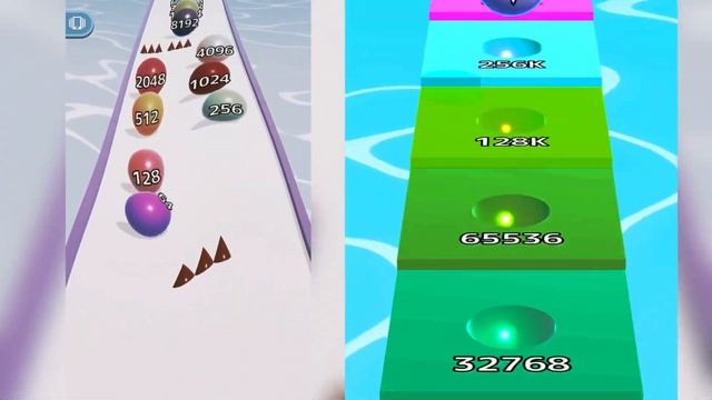 Ball Run Infinity vs REVERSE [MULTI- Effects] - iOS Android all levels gameplay #cutiepie22yt смотреть онлайн