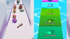 Ball Run Infinity vs REVERSE [MULTI- Effects] - iOS Android all levels gameplay #cutiepie22yt
