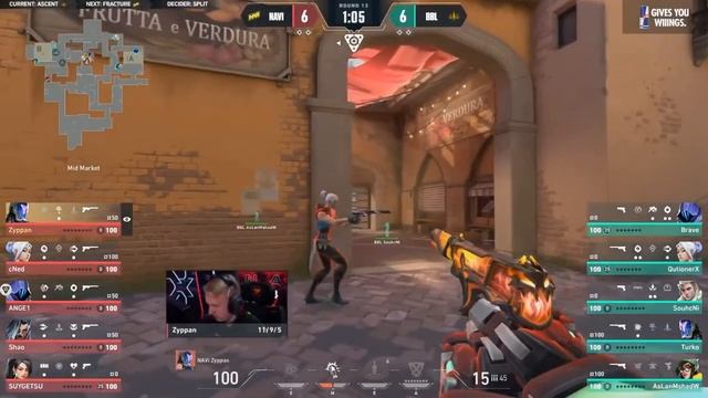 【このラウンドがすごい！】相手の戦略の穴を突く、NAVIのベテランIGL Ange1の神オーダー【VALORANT解説】