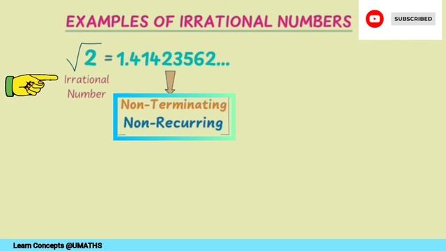 #What is irrational number?| Definition and examples |@umaths5809 #IrrationalNumbers смотреть онлайн