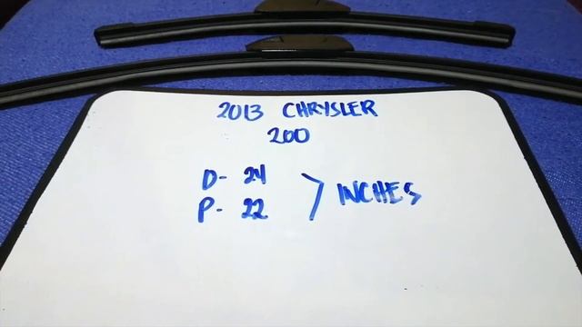 🚗 🚕 2013 Chrysler 200 Wiper Blade Replacement Size 🔴 смотреть онлайн