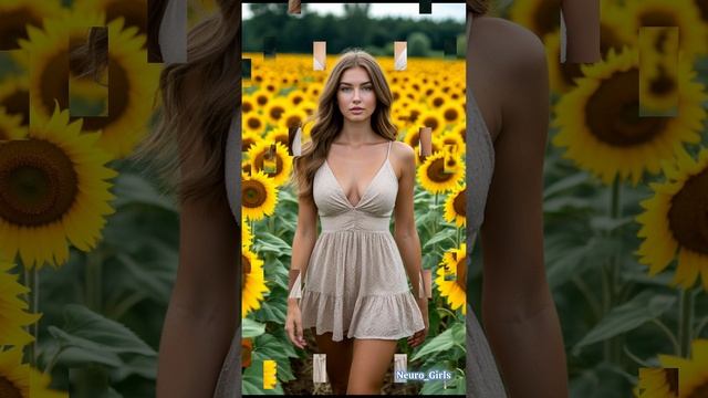 Девушки на поле с подсолнухами смотреть онлайн