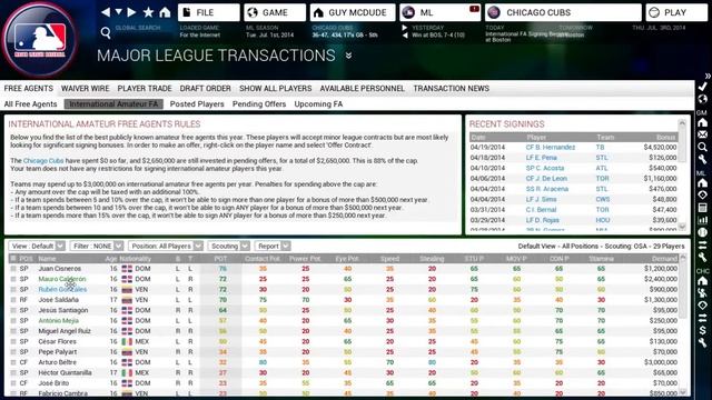 OOTP 15 Gameplay: Chicago Cubs [EP2] смотреть онлайн