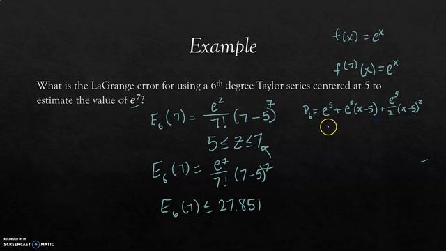 10.12 LaGrange Error Bound смотреть онлайн