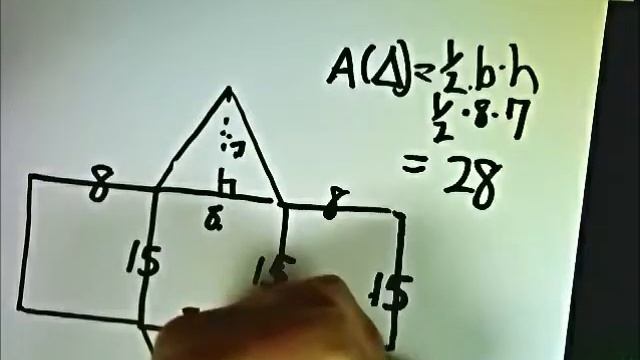 Surface Area of Triangular Prism-Equilateral - GeRometry смотреть онлайн