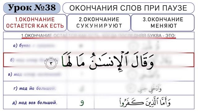 урок таджвид-38 смотреть онлайн