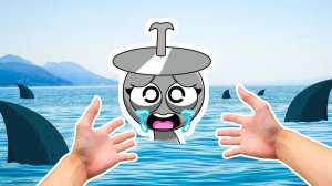 Спасите СПРУНКИ от акулы на Необитаемом острове! | Смешные Спрунки в реальной жизни