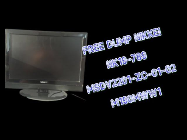 DUMP NIKKEI NK19-789 MSDV2201-ZC-01-02 M190MWW1