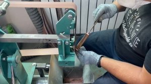 Нож скаут сквозной монтаж! Сборка и обработка рукояти!