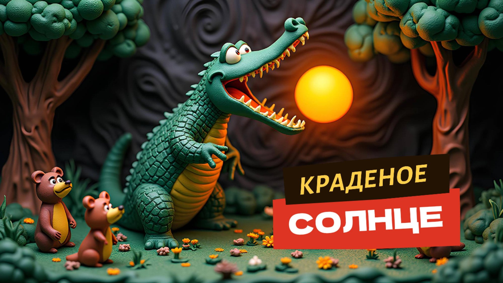 🌞 Краденое солнце — мультфильм по мотивам любимой детской сказки Корнея Чуковского 🐊 смотреть онлайн