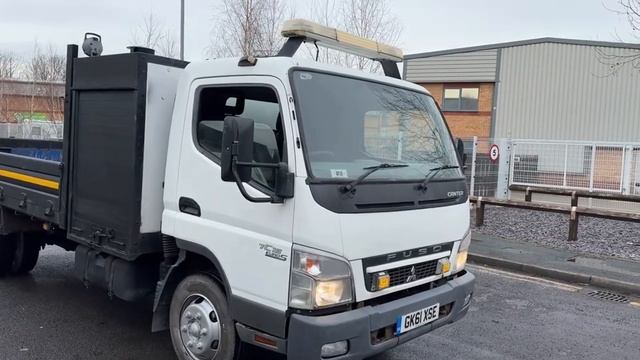2011 Mitsubishi Fuso Canter 7C15 Diesel Euro 5 Dropside Tipper (3805/57) смотреть онлайн