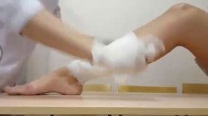 Давящая повязка на голень