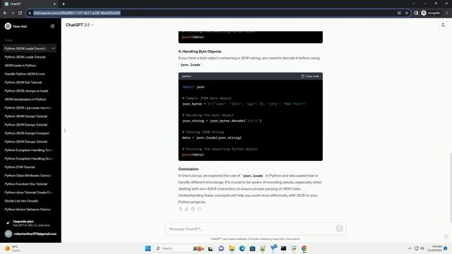 python json loads encoding смотреть онлайн