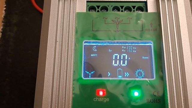 ПРОВЕРКА КОНТРОЛЕРА ДЛЯ ВЕТРОГЕНЕРАТОРА ИЗ МОТОР-КОЛЕСА. смотреть онлайн