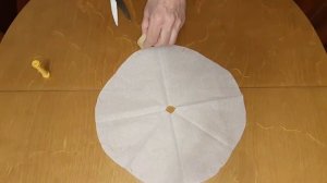 Парашют из бумаги и испытание.