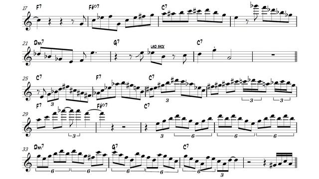 Joel Frahm on "Sonnymoon For Two" | Solo Transcription (Bb) смотреть онлайн