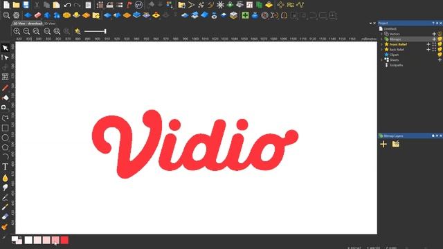 Bitmap to vector tracing ArtCam 2018 | artcam tutorial in Hindi Lesson -12 смотреть онлайн