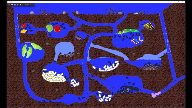 【Algodoo】Save ants from heavy rain.　大雨からアリを助ける。 смотреть онлайн
