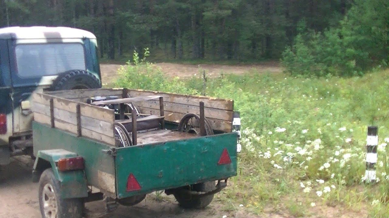 Первые испытания самодельной дрезины, для Метало Копа. смотреть онлайн