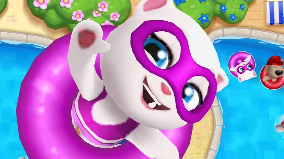 Аквапарк моего говорящего Тома Talking Tom Pool, уровень 132 | Мультик для детей смотреть онлайн