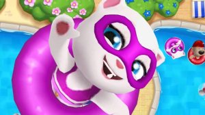 Аквапарк моего говорящего Тома Talking Tom Pool, уровень 132 | Мультик для детей