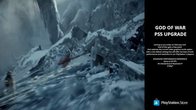 GOD OF WAR PS5 UPDATE PATCH | 4K 60 FPS | PS News смотреть онлайн