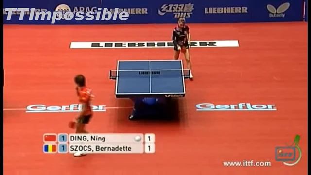 WTTTC 2012: Ding Ning - Bernadette Szocs смотреть онлайн