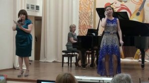 Сценка 'После экзамена по сольфеджио'. Выпускной 2016