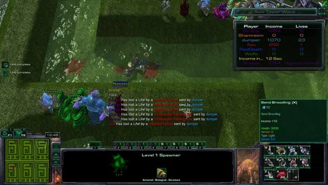 Starcraft 2 Arcade solo tower wars смотреть онлайн