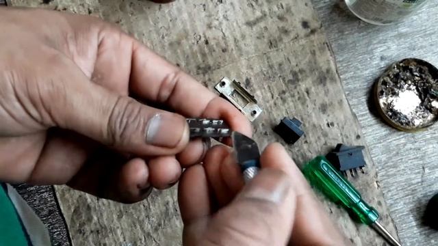 DPDT 6pin parallel slaiding switch repair at home | inside switch DPDT | how to Repair dpdt switch смотреть онлайн
