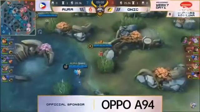 Aura PH Vs Onic PH Game 1 MPL PH 7 Week7/Day1 смотреть онлайн