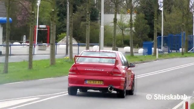 Mitsubishi Evo - nice flame! смотреть онлайн