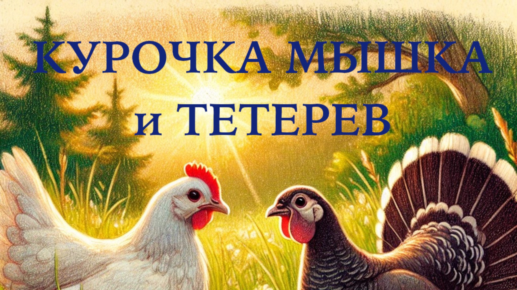 Курочка мышка и тетерев. Русская народная сказка смотреть онлайн