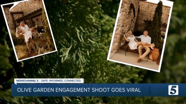 Engagement photo shoot at Cookeville Olive Garden goes viral смотреть онлайн