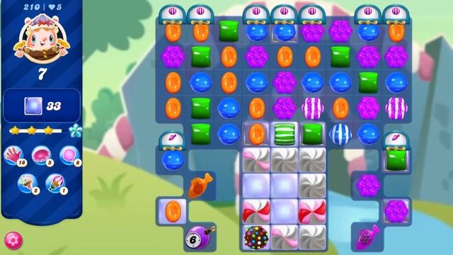 Candy Crush Saga Level 210 (NO BOOSTERS)