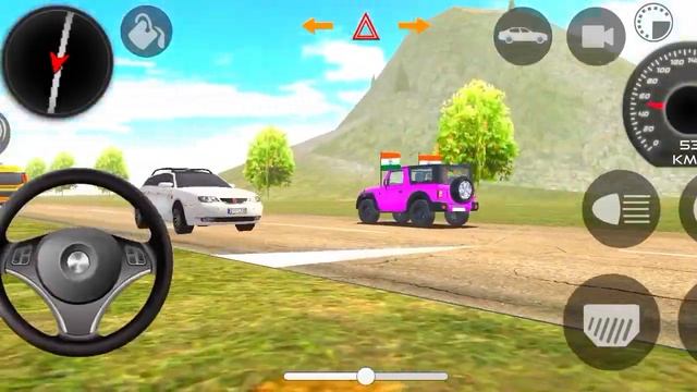 Dollar Song Sidhu Musewala Real India New Model Thar Desert Offroad Driving Gameplay Video