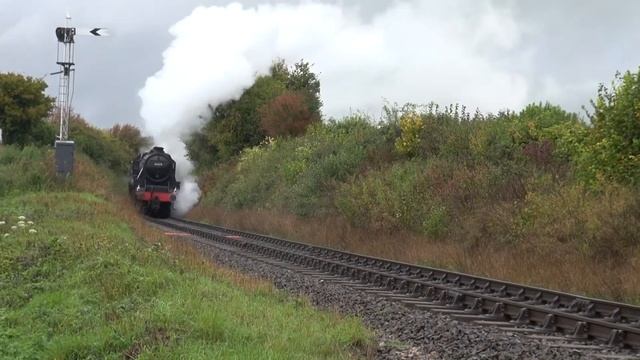 Mid Hants railway - Autumn steam gala 2013 - 60163 70000 & 34046 смотреть онлайн