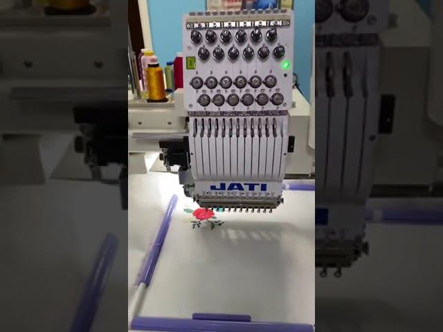 JATI JT-CT1201H - 12-ти игольная одноголовочная вышивальная машина смотреть онлайн