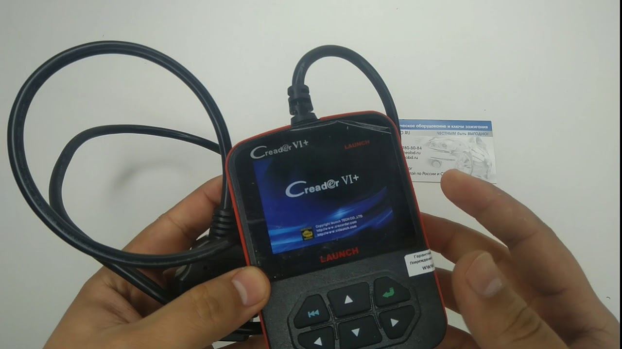 Launch CReader VI+ - портативный OBDII (автосканер Лаунч) смотреть онлайн