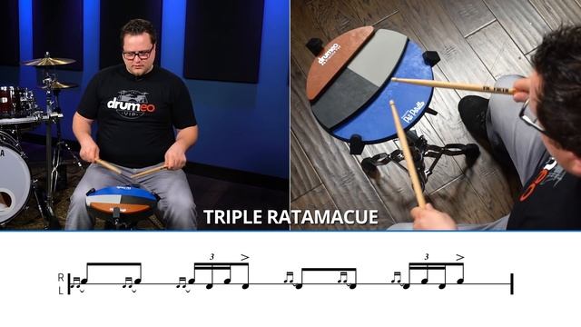 Triple Ratamacue - Drum Rudiment Lesson (Drumeo) смотреть онлайн
