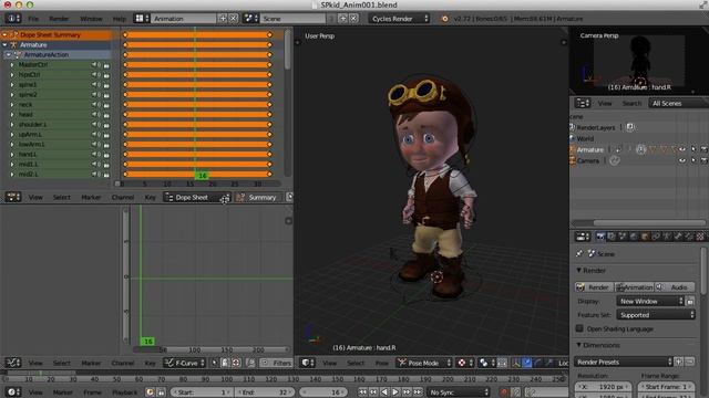 Blender Character Animation 1 of 3 смотреть онлайн