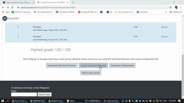 Safe Exam Browser Tutorial (for students) смотреть онлайн