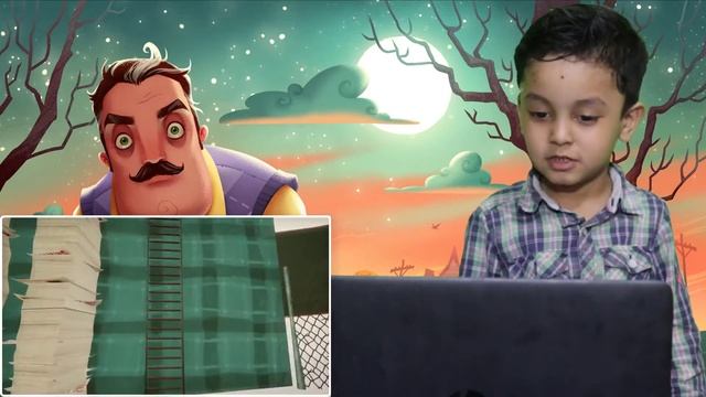 Hello Neighbor New Ending Save The Neighbor Reaction Video смотреть онлайн