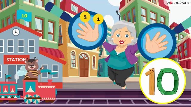 Счёт на немецком языке 08 Zahlenzug смотреть онлайн