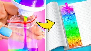 Как раскрасить школьные будни! 🎨🎒🌈 Крутые радужные поделки