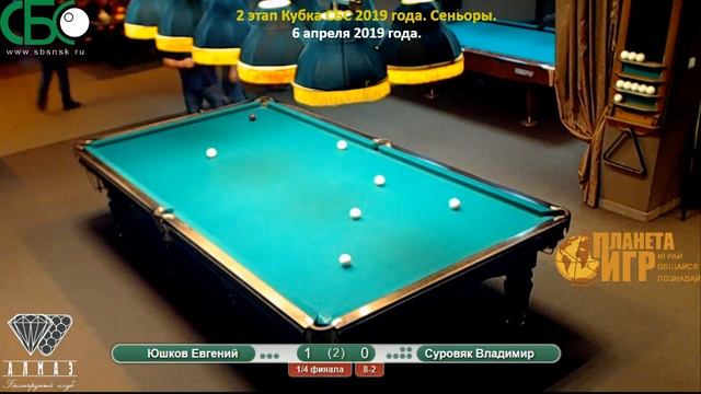 Юшков - Суровяк. 2 этап Кубка СБС 2019 года. Сеньоры. смотреть онлайн